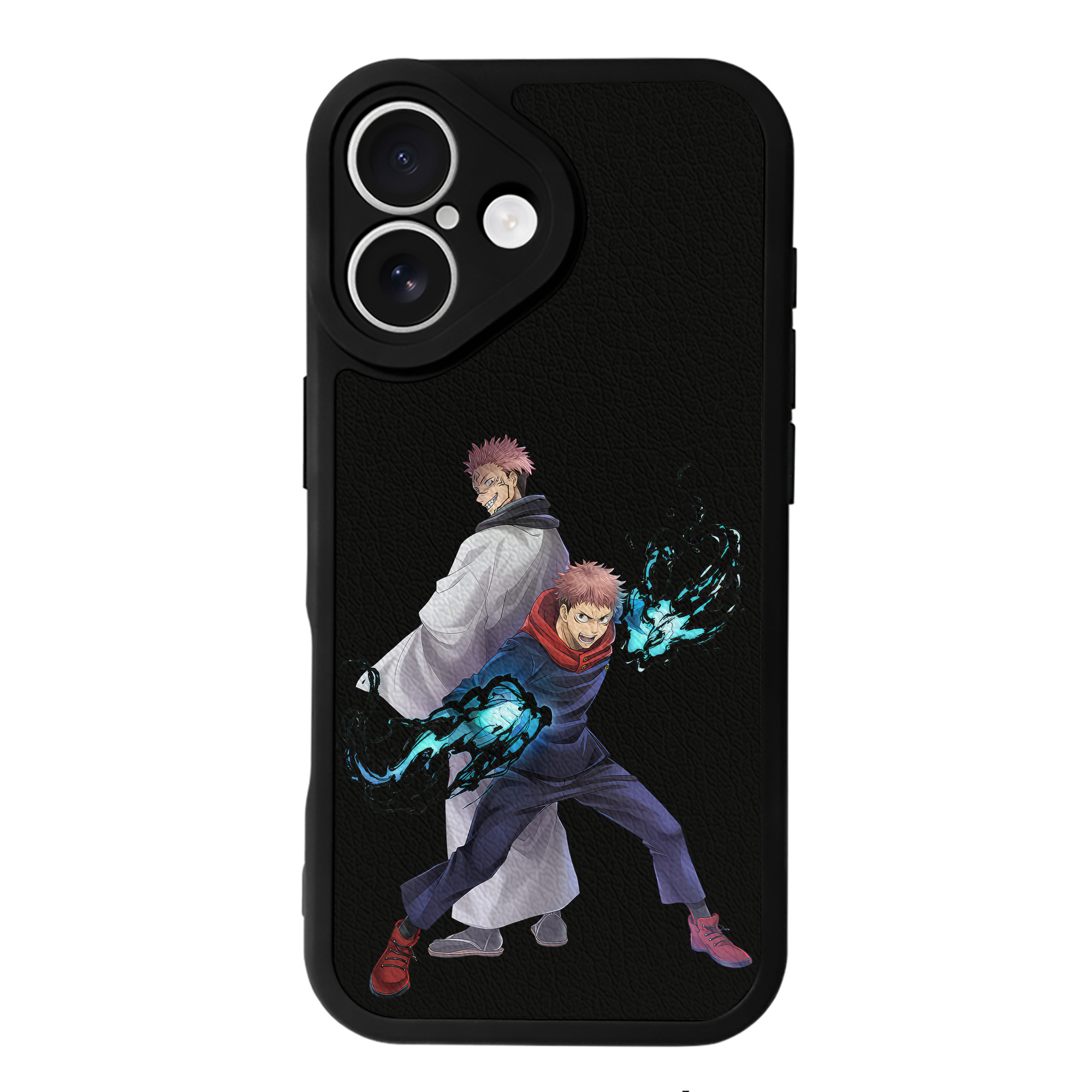 （画像用） 呪術廻戦 Jujutsu Kaisen 【iPhone 16シリーズ対応】シリコンスマホケース（レザー調） 材質：シリコン